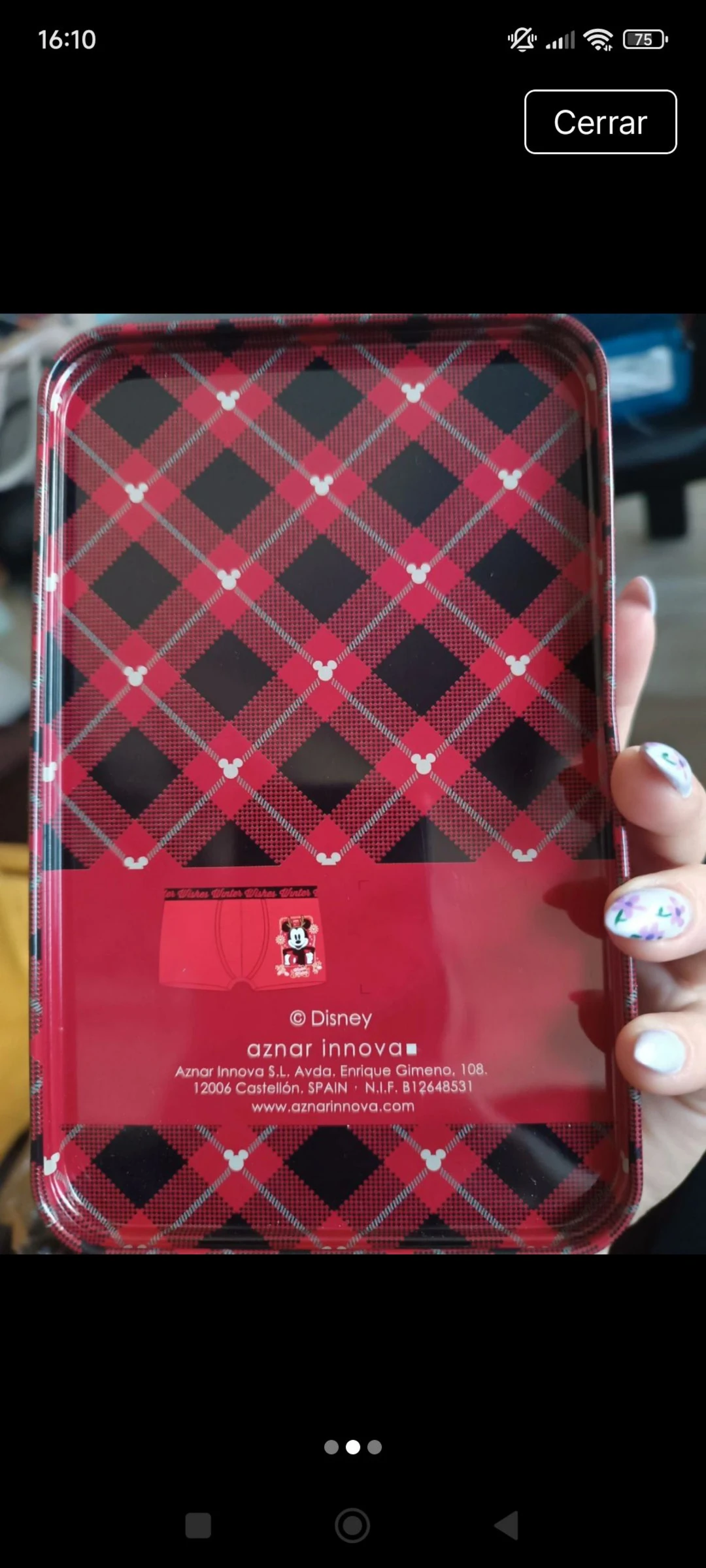 Caixa metálica Mickey Mouse – photo 2